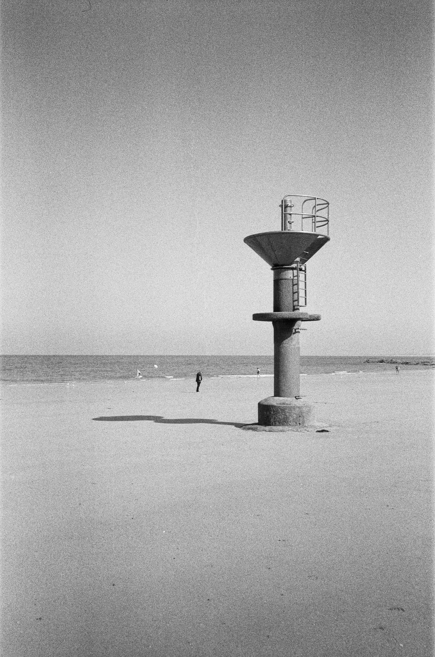 Barthelemy de Mazenod | The Seafront | Tower on the beach of Granville, France
