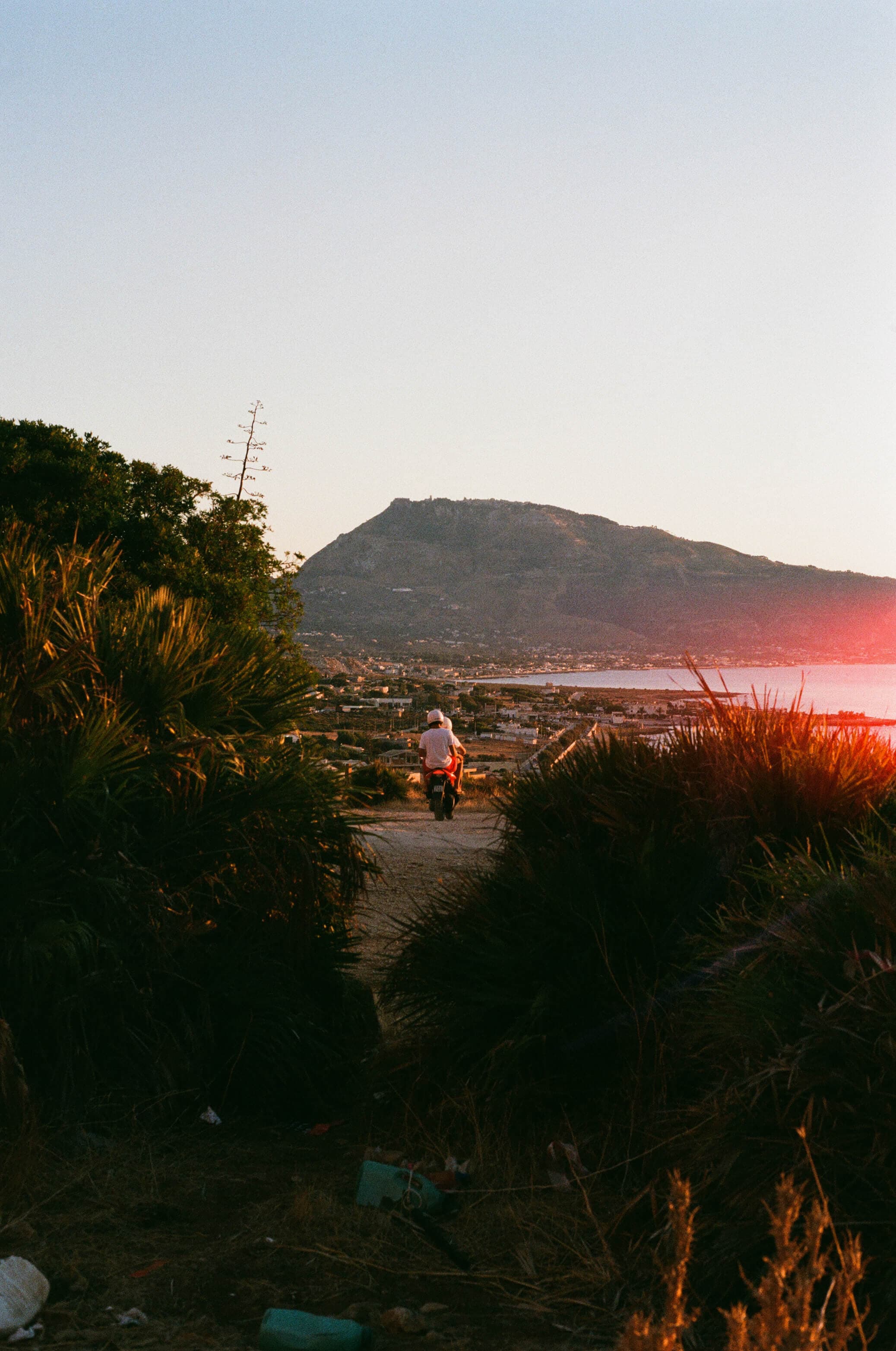 Barthelemy de Mazenod | Travel | Two men on a scooter in the countryside of Sicily